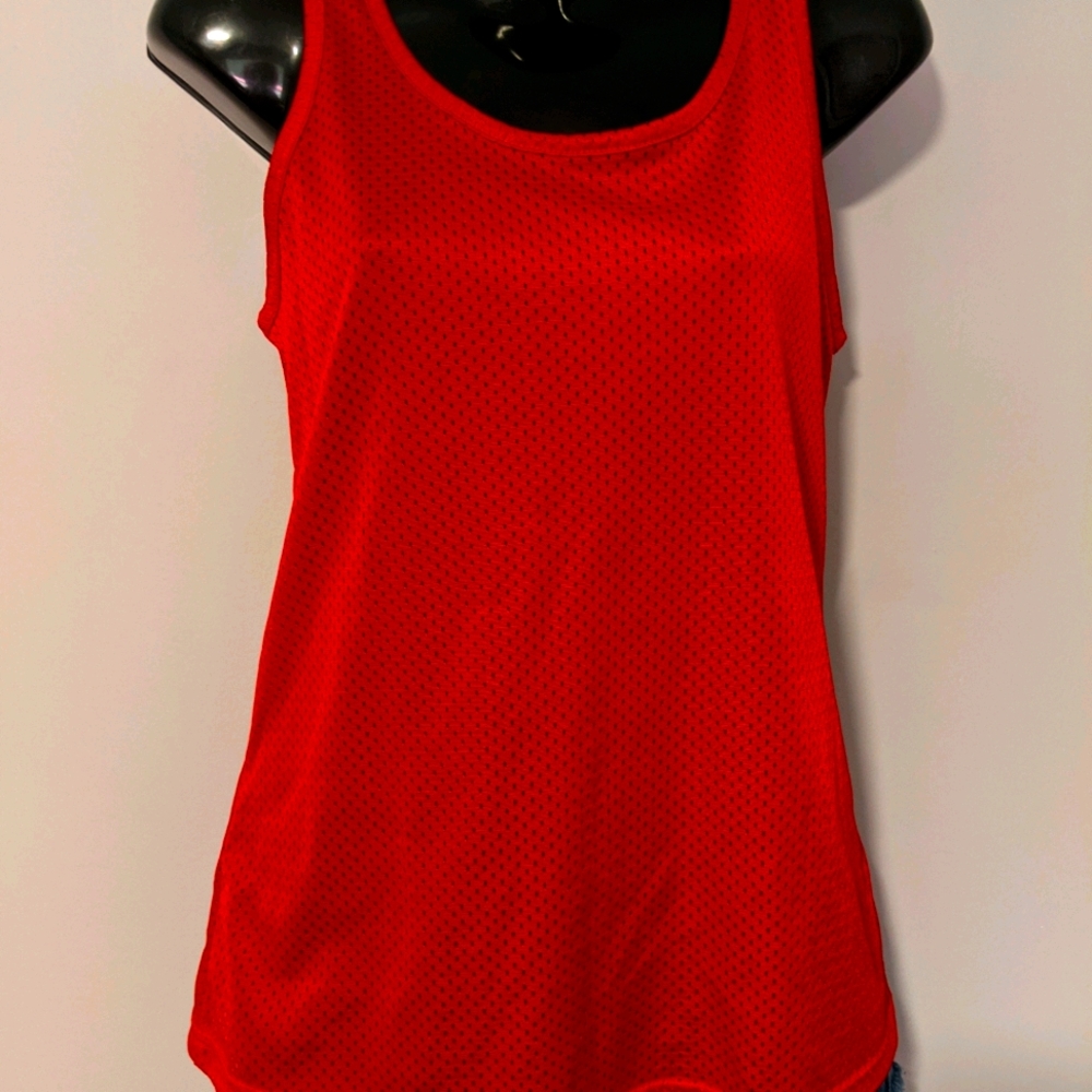 Netted workout jersey